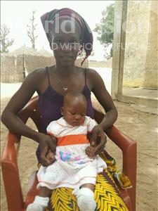 Choose a child to sponsor, like this little girl from Loul, Clarice Dimanche age