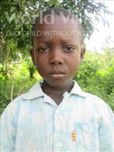 Choose a child to sponsor, like this little boy from Jong, Christian age 7