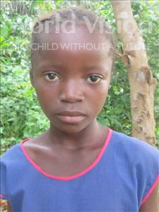 Choose a child to sponsor, like this little girl from Jong, Yeabu age 7