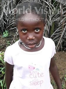 Choose a child to sponsor, like this little girl from Jong, Cecilia age 5