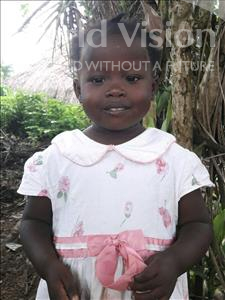 Choose a child to sponsor, like this little girl from Jong, Evelyn age 3