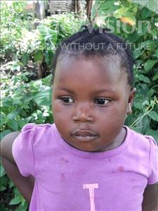 Choose a child to sponsor, like this little girl from Jong, Aminata age 3