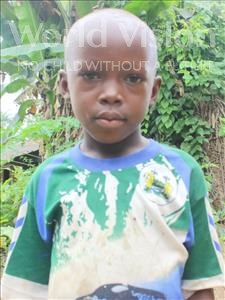 Choose a child to sponsor, like this little boy from Tegloma, Saidu Lavalie age 7