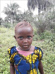 Choose a child to sponsor, like this little girl from Tegloma, Mamie age 3