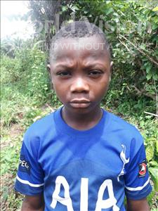 Choose a child to sponsor, like this little boy from Tegloma, Tommy age 9