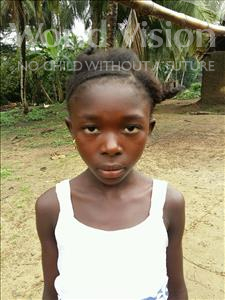 Choose a child to sponsor, like this little girl from Jaiama Bongor, Iyesatu age 10