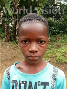 Choose a child to sponsor, like this little boy from Jaiama Bongor, Lahai age 10