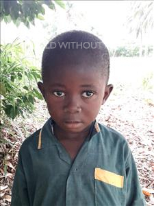 Choose a child to sponsor, like this little boy from Jaiama Bongor, Bockarie age 6