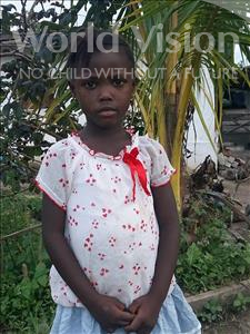 Choose a child to sponsor, like this little girl from Jaiama Bongor, Makaday age 5