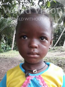 Choose a child to sponsor, like this little girl from Jaiama Bongor, Massah age 3
