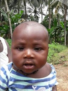 Choose a child to sponsor, like this little boy from Jaiama Bongor, Alimamy age