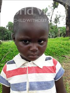 Choose a child to sponsor, like this little boy from Jaiama Bongor, Borbor age 3
