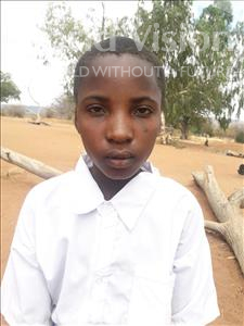 Choose a child to sponsor, like this little girl from Kilimatinde, Ester Sostenes age 11