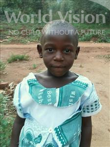Choose a child to sponsor, like this little girl from Kibiga-Mulagi (Kimu), Nantumbwe age 6
