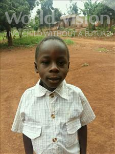 Choose a child to sponsor, like this little boy from Kibiga-Mulagi (Kimu), Adonia age 7
