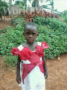 Choose a child to sponsor, like this little girl from Kibiga-Mulagi (Kimu), Jesca age 3