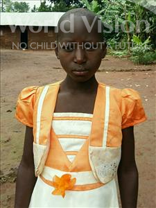 Choose a child to sponsor, like this little girl from Ntwetwe, Happy age 12