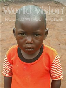 Choose a child to sponsor, like this little boy from Ntwetwe, Eriasi age 3