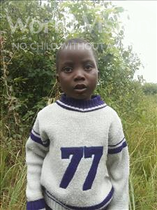 Choose a child to sponsor, like this little boy from Keembe, Obvious age 4