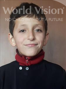 Choose a child to sponsor, like this little boy from Shkodra, Amarildo age 8