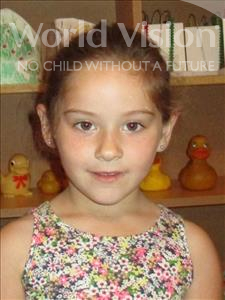 Choose a child to sponsor, like this little girl from Shkodra, Matilda age 6