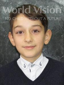 Choose a child to sponsor, like this little boy from Shkodra, Kleon age 12