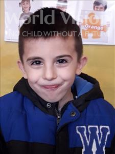 Choose a child to sponsor, like this little boy from Shkodra, Denis age 7