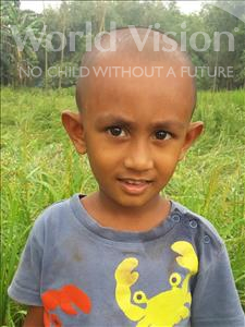 Choose a child to sponsor, like this little boy from Ghoraghat, Jahid Hasan Junaid age 4