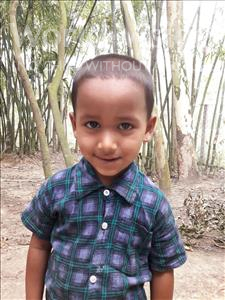 Choose a child to sponsor, like this little boy from Ghoraghat, Kawsar age 4