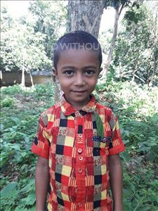 Choose a child to sponsor, like this little boy from Ghoraghat, Sahriyar Sajjad age 5