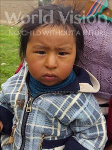 Choose a child to sponsor, like this little boy from Mosoj P'unchay, Eddy age 2