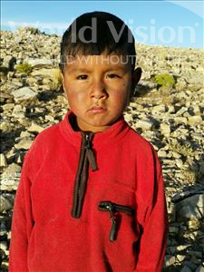 Choose a child to sponsor, like this little boy from Mosoj P'unchay, Vidal age 5