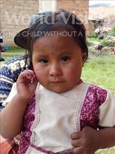 Choose a child to sponsor, like this little girl from Khantati, Amalia age 3