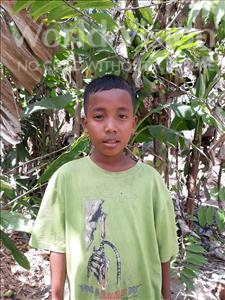 Choose a child to sponsor, like this little boy from Soutr Nikom, No age 11