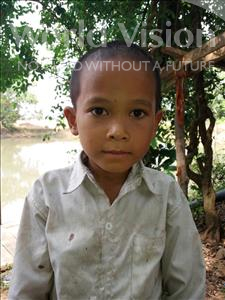 Choose a child to sponsor, like this little boy from Soutr Nikom, Sann age 8