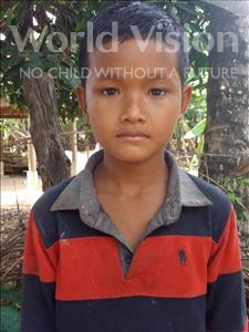 Choose a child to sponsor, like this little boy from Soutr Nikom, Thai age 10
