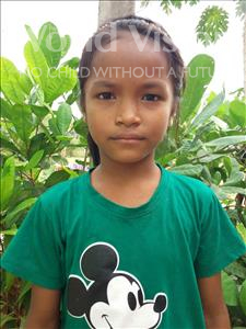 Choose a child to sponsor, like this little girl from Soutr Nikom, Narey age 7