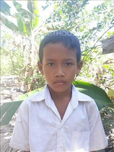Choose a child to sponsor, like this little boy from Soutr Nikom, Dynaet age 3