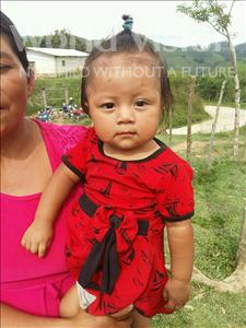 Choose a child to sponsor, like this little girl from Maya, Delmy Yesenia age 1
