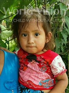 Choose a child to sponsor, like this little girl from Maya, Estela Sarai age 2