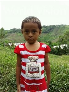Choose a child to sponsor, like this little girl from Maya, Lilian Aracely age 5