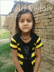 Choose a child to sponsor, like this little girl from Bhojpur, Muskan age 6