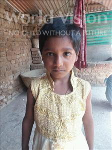 Choose a child to sponsor, like this little girl from Bhojpur, Pinki age 6