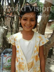 Choose a child to sponsor, like this little girl from Bhojpur, Priya age 11