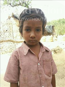 Choose a child to sponsor, like this little girl from Bhojpur, Chandani age 7