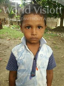 Choose a child to sponsor, like this little boy from Bhojpur, Arif age 5