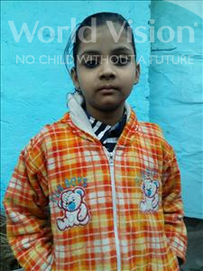 Choose a child to sponsor, like this little girl from Patna, Prachi age 8