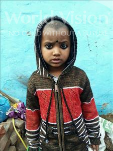Choose a child to sponsor, like this little girl from Patna, Anjali age 5