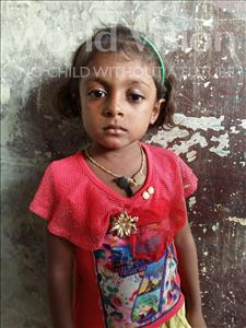 Choose a child to sponsor, like this little girl from Patna, Khushi age 5