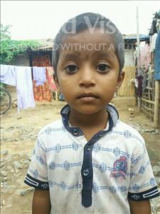 Choose a child to sponsor, like this little girl from Patna, Nidhi age 3